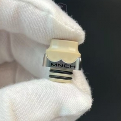 Monarchy Itip Style Stainless Steel + PEEK 510 Drip Tip for RDA RTA RDTA Atomizer - Silver Beige