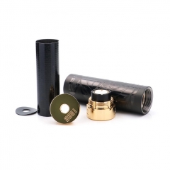 Authentic CKS x Aria Fujin 24mm 18650 Mech Mod - PVD Black