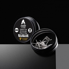 Authentic Thunder Cloud Blaze Ni80 Prebuilt 3 Core Clapton Coil  29GA*3+38GA 0.38ohm 10pcs