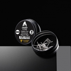 Authentic Thunder Cloud Blaze Ni80 Prebuilt 3 Core Clapton Coil  29GA*3+38GA 0.3ohm 10pcs