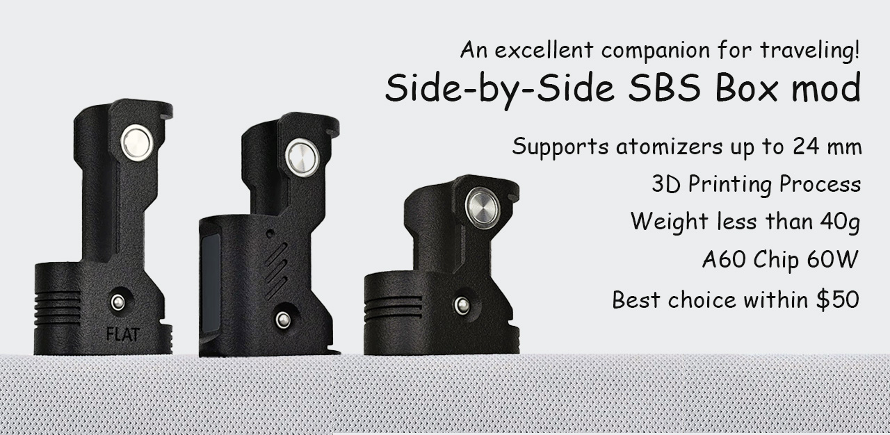 An excellent companion for traveling! SBS VAPE MOD