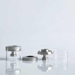 Rekavape Speedy Replacement Short Tank Tube Kit 2ml for VWM Intensa Imperia Style RTA Atomizer - Silver