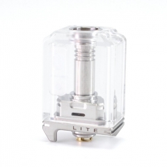SXK Monarchy iMobb Lite Style RBA Bridge Tank with 6 Air Pins for Billet BB Boro Mod - Silver