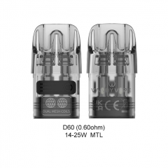 (Ships from Bonded Warehouse)Authentic VandyVape Rilo Dual Mesh Cartridge 3ml D60 0.6ohm 2pcs
