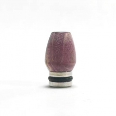 Reewape Stabilised Wood 510 Drip Tip for RDA RTA RDTA Tank Atomizer - W12 Purple