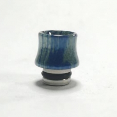 Reewape Stabilised Wood 510 Drip Tip for RDA RTA RDTA Tank Atomizer - W13 Blue