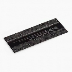 PVC Universal Battery Skin Heat Shrinkable Tube Wrap Sleeve for 18650 Battery 5PCS - Black Texture