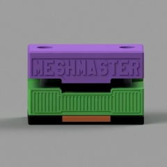 MeshMaster V1.5 Tool Supports Mesh Core Pressing up to 30mm - Purple Green