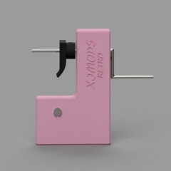 Retro Muti-Functional Coil Tool Rolling Kit with 3 Coil Rods for DIY RTA RDA Heating Wire - Pink