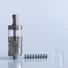 Rekavape E-Vapor V4.5S+ Style Titanium Alloy Top Fill 22mm MTL RTA 3.5ml - Silver