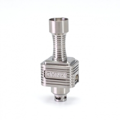 SXK Lynk Synk Style Titanium Alloy RBA Bridge with 9 Airpins for Boro Devices Billet Mod Kit - Silver