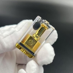 Jouzu Style RBA Tank with 5 Air Pins for dotMod dotAIO V1 V2 Pod Boro Devices Billet Mod Kit - Gold