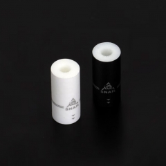Snail Cotton Material Disposable 510 Drip Tip 20pcs - Short Black