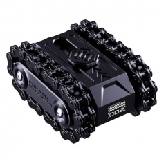 Handheld Rotating Gear Roller Toy Mini EDC Tank for Adults Stress Relief and Focusing - Black
