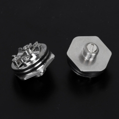 YFTK Replacement Base V2 For Bishop MTL RTA - Silver