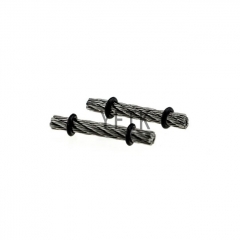 YFTK Replacement SS Rope Guide Wick for Slick Taifun GX Style RDTA 2pcs