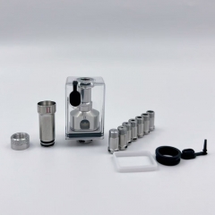 YFTK NT2U Style RBA Tank Full Kit for Boro Billet DotAIO V1 V2 Mod - Silver