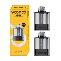 (Ships from Bonded Warehouse)Authentic VOOPOO Vrizz Pod Cartridge V2 15ml 2pcs - 0.7ohm