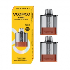 (Ships from Bonded Warehouse)Authentic VOOPOO Vrizz Pod Cartridge V2 15ml 2pcs - 0.7丨0.4ohm