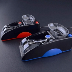 Cigarette Rolling Machine EU 8.0 Plug Tobacco Roller Electric Automatic Injector Maker Smoking Tool - Black Red