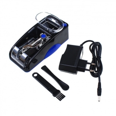 Cigarette Rolling Machine US 8.0 Plug Tobacco Roller Electric Automatic Injector Maker Smoking Tool - Black Blue