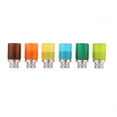 Focivape Glass + SS Base 510 Drip Tip Mouthpiece for RTA RDA Tank 1PC - AS006 Brown Focivape Glass + SS Base 510 Drip Tip Mouthpiece for RTA RDA Tank 1PC - AS006 Brown