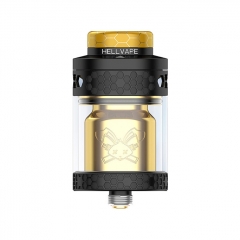(Ships from Bonded Warehouse)Authentic Hellvape Dead Rabbit 4 RTA 3.5ml 5.5ml - Black Gold (Ships from Bonded Warehouse)Authentic Hellvape Dead Rabbit 4 RTA 3.5ml 5.5ml - Black Gold