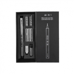 Precision 44 in 1 Electric Screwdriver with Lights Rechargeable Dual-speed Adjustment Portable Screwdriver Set for Mobile Phone Repair Tools