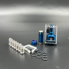 NTSU Style RBA Tank Full Kit for Billet Boro dotMod dotAIO Mod - Blue NTSU Style RBA Tank Full Kit for Billet Boro dotMod dotAIO Mod - Blue