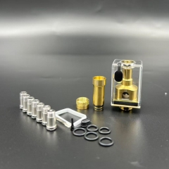 NTSU Style RBA Tank Full Kit for Billet Boro dotMod dotAIO Mod - Gold NTSU Style RBA Tank Full Kit for Billet Boro dotMod dotAIO Mod - Gold