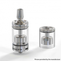 Authentic Auguse Seaman RDL DL 23mm RTA Rebuildable Tank Atomizer 5ml - Silver