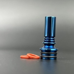 LINCOLN Style 510 Drip Tip for RTA RDA Tank - Blue LINCOLN Style 510 Drip Tip for RTA RDA Tank - Blue