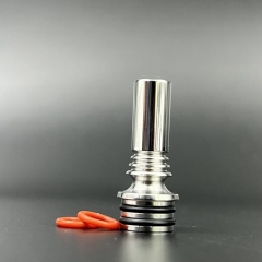 LINCOLN Style 510 Drip Tip for RTA RDA Tank - Silver LINCOLN Style 510 Drip Tip for RTA RDA Tank - Silver