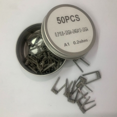 Premade Coil A1 Staple Staggered Coil 0.3*0.8+32GA +24GA*2+32GA 0.2ohm 50pcs