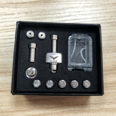 Authentic MK MODS Infinity RBA Boro Tank with 8 Air Pins for Billet Boro Mod - Silver Authentic MK MODS Infinity RBA Boro Tank with 8 Air Pins for Billet Boro Mod - Silver