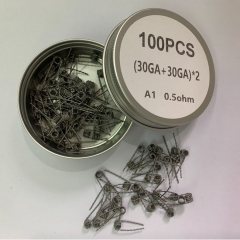Premade Coil A1 Hive Coil (30GA+30GA)*2 0.5ohm 100pcs