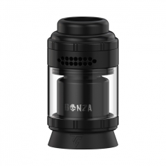 Authentic Thunder Cloud Bonza Pro RTA 26mm Rebuildable Tank Atomizer 4ml 6ml - Silver Black Authentic Thunder Cloud Bonza Pro RTA 26mm Rebuildable Tank Atomizer 4ml 6ml - Silver Black