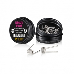 Authentic Thunder Cloud Bonza Pro Coil Ni80 4 Core Fused Clapton 28GA*4+38GA 0.23ohm 10pcs Authentic Thunder Cloud Bonza Pro Coil Ni80 4 Core Fused Clapton 28GA*4+38GA 0.23ohm 10pcs