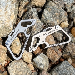 Outdoor Portable EDC Titanium Alloy Folding Portable Keychain Pendant Cutting Tools