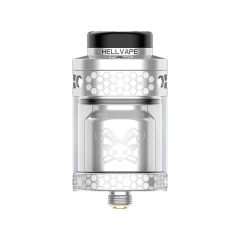 (Ships from Bonded Warehouse)Authentic Hellvape Dead Rabbit 4 RTA 3.5ml 5.5ml - Silver (Ships from Bonded Warehouse)Authentic Hellvape Dead Rabbit 4 RTA 3.5ml 5.5ml - Silver