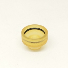 POM 510 to 810 Drip Tip Adapter - Knurled Yellow