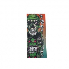 PVC Heat Shrinkable Tube Wrap Sleeve for 18650 Battery 10PCS - Green Skeleton