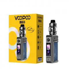 (Ships from Bonded Warehouse)Authentic VOOPOO Drag 6 Kit 5ml - Metal Grey
