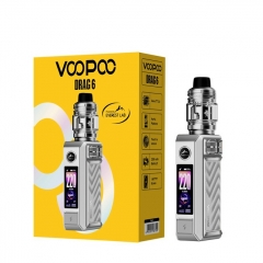(Ships from Bonded Warehouse)Authentic VOOPOO Drag 6 Kit 5ml - Silver