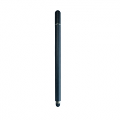 2-in-1 Stylus Pen with Magnetic Cap for iPad iPhone All Android Tablets - Black