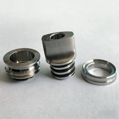 Titanium Alloy Split Flat Quick Release BB Drip Tip for Billet Tank Boro Mod