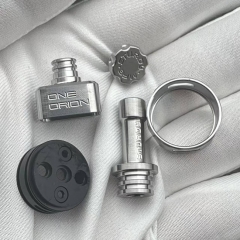 One Orion Style Titanium Alloy RBA for the LVE Orion II Mod - Silver