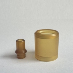 Replacement Tank Tube + Drip Tip for KA V11 Style 23mm MTL RTA 3.1ml - PEI