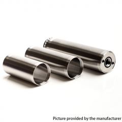 Minister Style 18350 18500 18650 Mech Mod - Silver