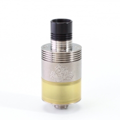 SXK ParavozZ Babe Style Titanium Alloy RDTA Rebuildable Tank Dripping Atomizer - Silver - Silver